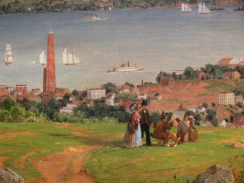 Jasper Francis Cropsey The Narrows from Staten Island oil painting image